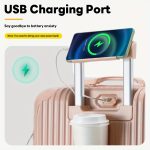 KINGSUN Travel Bag Versatile Luggage Featuring USB Charging Port And Cup Holder, Lightweight Cabin Size Suitcase - 图片 12
