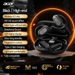 Acer open-ear wireless headphones – air conduction, ear-free, great for sports, long battery & standby time - 图片 7