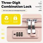 KINGSUN Travel Bag Versatile Luggage Featuring USB Charging Port And Cup Holder, Lightweight Cabin Size Suitcase - 图片 10