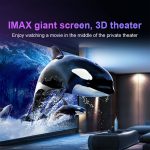 Private cinema with IMAX vibes, high-end VR, 4K ultra-clear, 120Hz smooth, wide 110° view, comfy for virtual dates - 图片 9