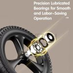 Balance Bike - A Premium Pedal-Free Bicycle with Wider Tires, Designed for Kids Aged 3 to 6 Years for Improved Stability - 图片 11