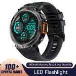 JELLOO Men'S Outdoor Sports Smartwatch Answeru002FMake Calls Smart Watch for Men with LED Flashlight Smart Watches Pedometer Smartwatches for Iphone And Android Phone Christmas Gifts Thanksgiving New Year'S Day Gifts for Boyfriends - 图片 8
