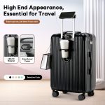 KINGSUN Travel Bag Versatile Luggage Featuring USB Charging Port And Cup Holder, Lightweight Cabin Size Suitcase - 图片 9