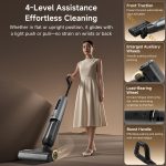 Simplus Wet And Dry Vacuum Cleaner 180° Flat Lying Mopping Dry Suction 21, 000Pa Suction Power 11.6cm - Image 5