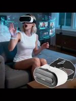 Private cinema with IMAX vibes, high-end VR, 4K ultra-clear, 120Hz smooth, wide 110° view, comfy for virtual dates - 图片 11