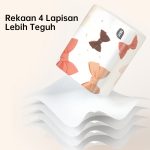 5600 Sheets (20 Packs) of Bowknot Embossed Facial Tissues, 4-Ply Soft Quality, Crafted from Virgin Wood Pulp, Ideal for Home, Kitchen, Car, Bathroom, Tissue Boxes, And Dining Occasions, with Free Shipping, a Must-Have for Families And Gatherings - 图片 2