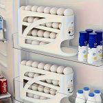 Stackable egg holder – automatic sliding, large capacity, transparent PP, saves fridge space & keeps eggs fresh - 图片 10