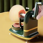 1pc Hand Crank Automatic Rotation Apple Peeler - Durable Plastic Ergonomic Kitchen Gadget with Adjustable Clamp for Efficient Fruit Peeling, Compact Design for Home & Commercial Use, Apple Accessories, Culinary Accessories, Vintage Appliance Look, Sturdy Construction - 图片 3