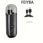 Professional ear & nose hair trimmer – painless, USB rechargeable, dual-sided blades, portable & easy to clean, for men & women. - 图片 7