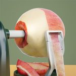 1pc Hand Crank Automatic Rotation Apple Peeler - Durable Plastic Ergonomic Kitchen Gadget with Adjustable Clamp for Efficient Fruit Peeling, Compact Design for Home & Commercial Use, Apple Accessories, Culinary Accessories, Vintage Appliance Look, Sturdy Construction - 图片 7