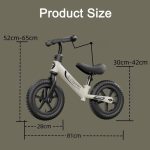 Balance Bike - A Premium Pedal-Free Bicycle with Wider Tires, Designed for Kids Aged 3 to 6 Years for Improved Stability - 图片 4
