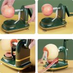 1pc Hand Crank Automatic Rotation Apple Peeler - Durable Plastic Ergonomic Kitchen Gadget with Adjustable Clamp for Efficient Fruit Peeling, Compact Design for Home & Commercial Use, Apple Accessories, Culinary Accessories, Vintage Appliance Look, Sturdy Construction - 图片 4