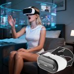 Private cinema with IMAX vibes, high-end VR, 4K ultra-clear, 120Hz smooth, wide 110° view, comfy for virtual dates - 图片 4