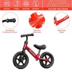 Balance Bike - A Premium Pedal-Free Bicycle with Wider Tires, Designed for Kids Aged 3 to 6 Years for Improved Stability - 图片 6