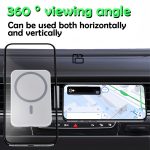 “iPhone 17 MagSafe car mount – vent magnetic wireless charger, safe & fast, fits iPhone 17/16/15/14/13 & Samsung with MagSafe case - 图片 8