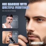 Professional ear & nose hair trimmer – painless, USB rechargeable, dual-sided blades, portable & easy to clean, for men & women. - 图片 4