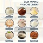 LED smart electric cup – USB rechargeable, large capacity, portable, mixes milk, chocolate & coffee, 6200 RPM motor, perfect for home & office - 图片 9