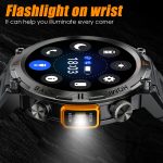 JELLOO Men'S Outdoor Sports Smartwatch Answeru002FMake Calls Smart Watch for Men with LED Flashlight Smart Watches Pedometer Smartwatches for Iphone And Android Phone Christmas Gifts Thanksgiving New Year'S Day Gifts for Boyfriends - 图片 7
