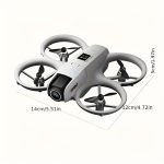 Compact drone – dual cameras, stylish lights, 360° flips, gesture photo/video, auto-stable flight, 4 rotors, perfect gift. - 图片 2