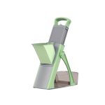 Manual handheld slicer set – adjustable thickness, shredder & mincer, heavy-duty plastic, washable, perfect for veggies, camping & kitchen prep - 图片 6