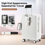 KINGSUN Travel Bag Versatile Luggage Featuring USB Charging Port And Cup Holder, Lightweight Cabin Size Suitcase - 图片 7